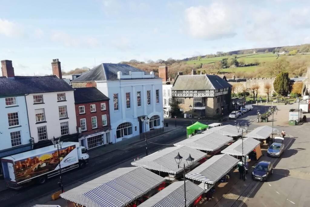 Cosy, Elegant Apartment In Heart Of Ludlow Town Exterior foto